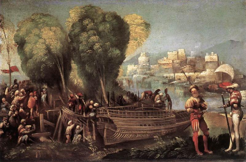 DOSSI, Dosso Aeneas and Achates on the Libyan Coast df oil painting picture